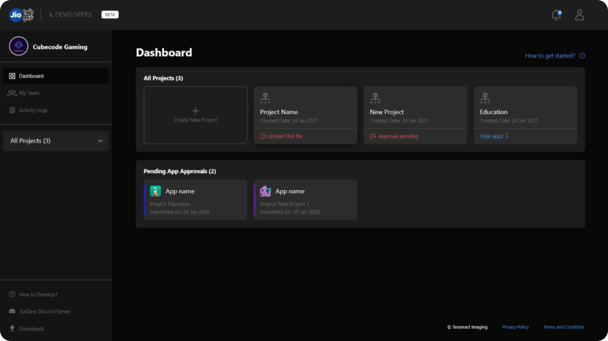 DC_Project Creation & Approval_1
