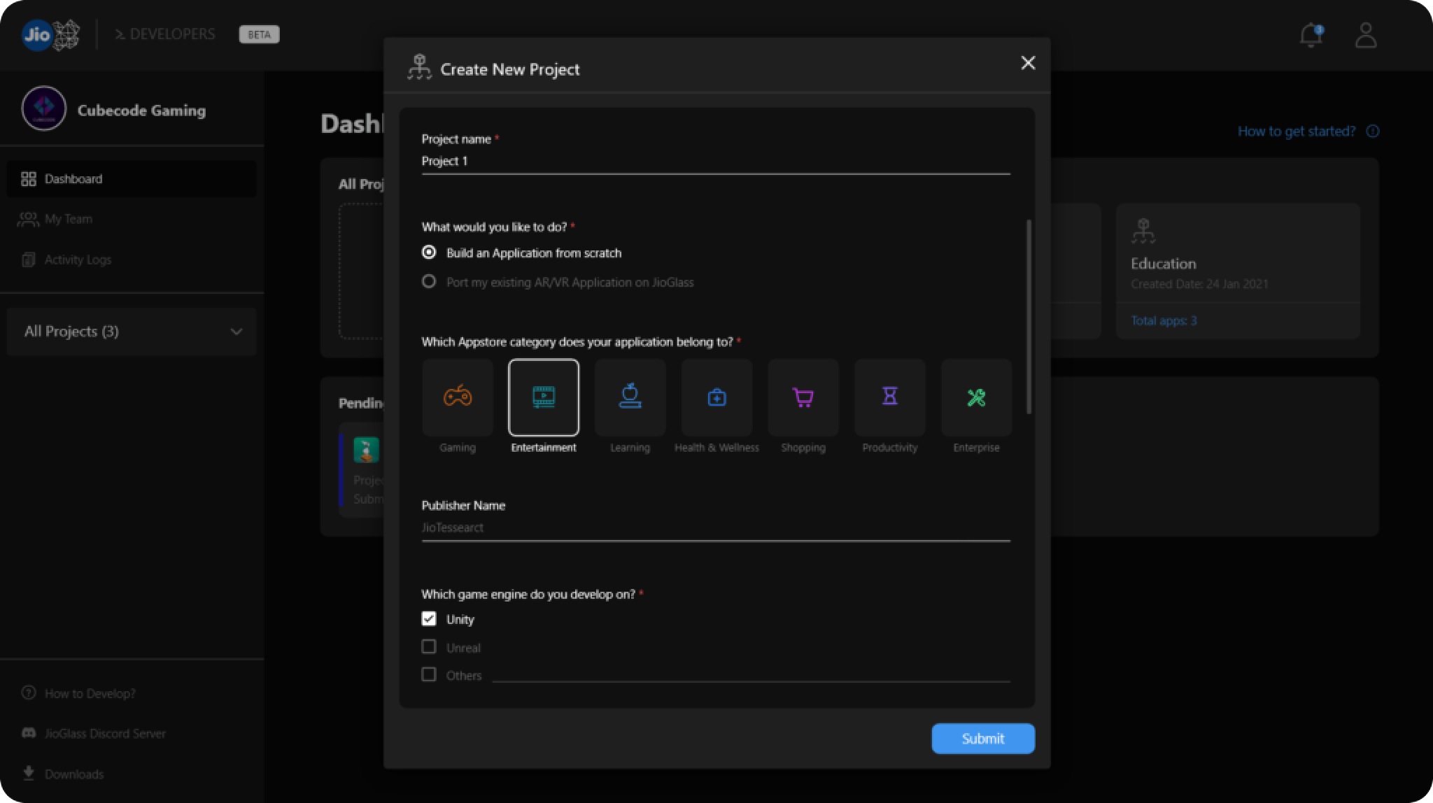DC_Project Creation & Approval_2